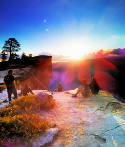 Taft Point sunset