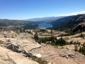 Truckee Lake from Donner pass
