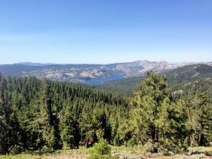 A lake on the horizon